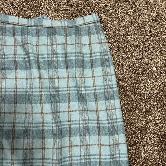 VINTAGE WOOL PENDLETON SKIRT - Picture 2 of 7
